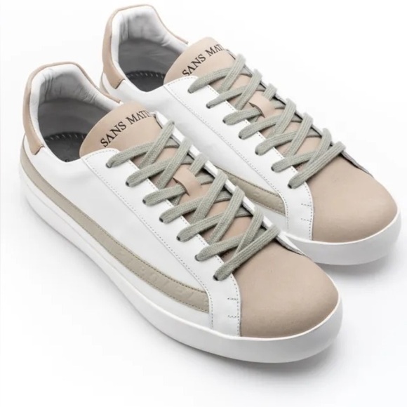 SANS MATIN White and Tan women’s Shoes 41 - Picture 1 of 12